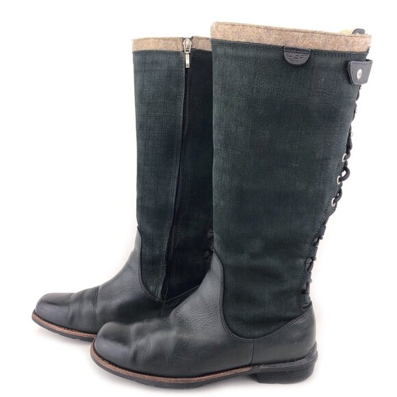 UGG Smithfield Leather Winter Riding Boots 8 - Picture 2 of 16